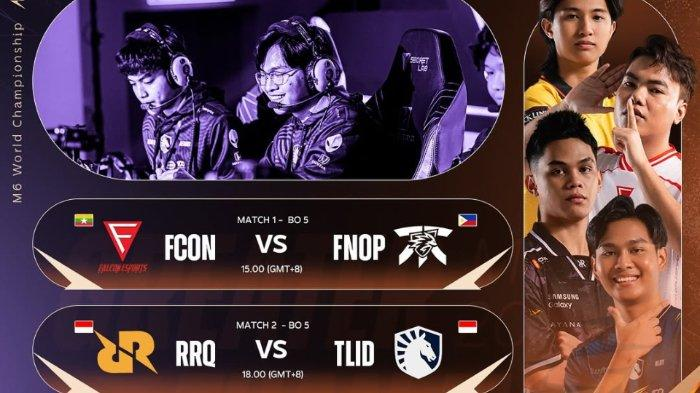 Jadwal M6 Hari Ini: Pertandingan RRQ Hoshi dan Team Liquid, Memastikan Satu Wakil Indonesia Melaju Ke Final Upper Bracket